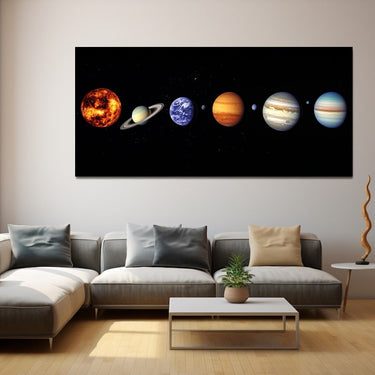 Solar System Planets Painting